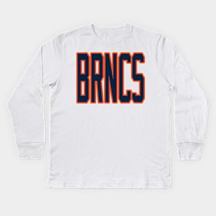 Denver LYFE BRNCS I'd like to buy a vowel! Kids Long Sleeve T-Shirt